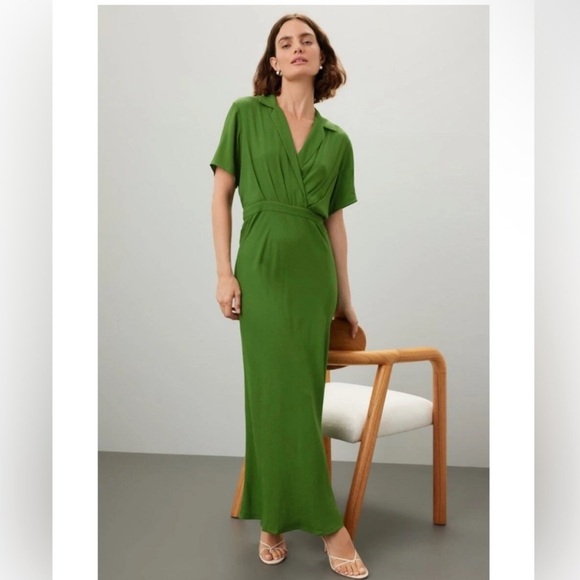 NWT Reformation Danika Dress Palm Green - Size 1x - Picture 4 of 9